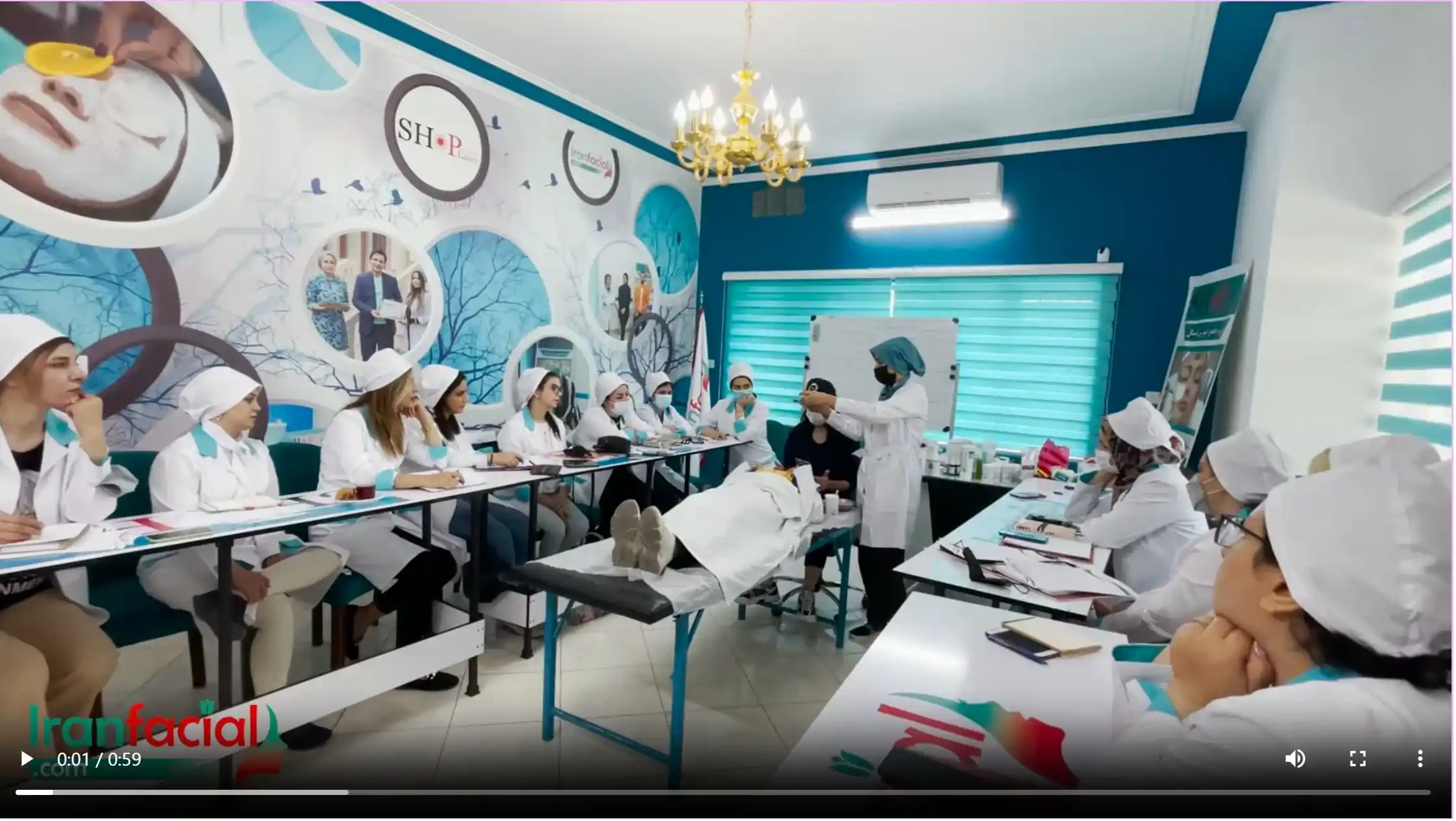 آموزش مراحل فیشیال در کلاس حضوری شیراز