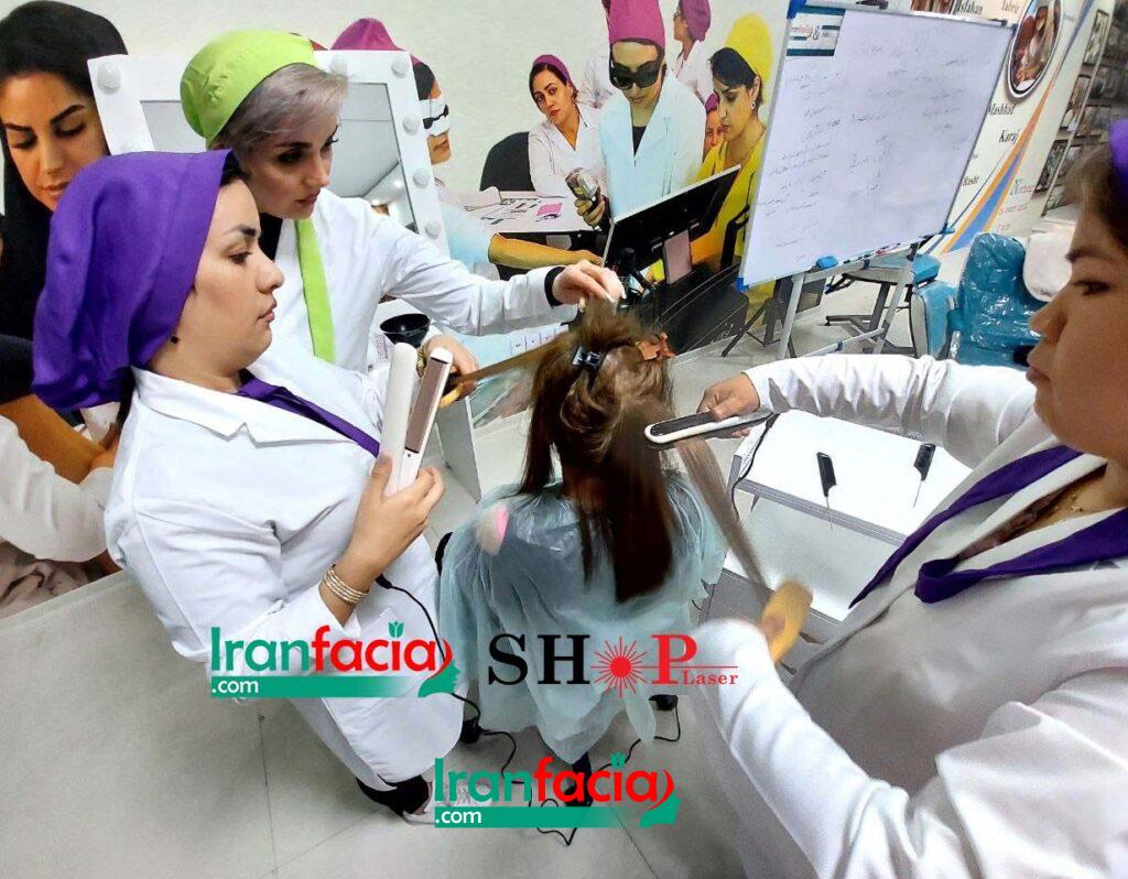 بهترین دوره آموزش کراتین مو در تهران| آموزشگاه کراتینه مو در تهران