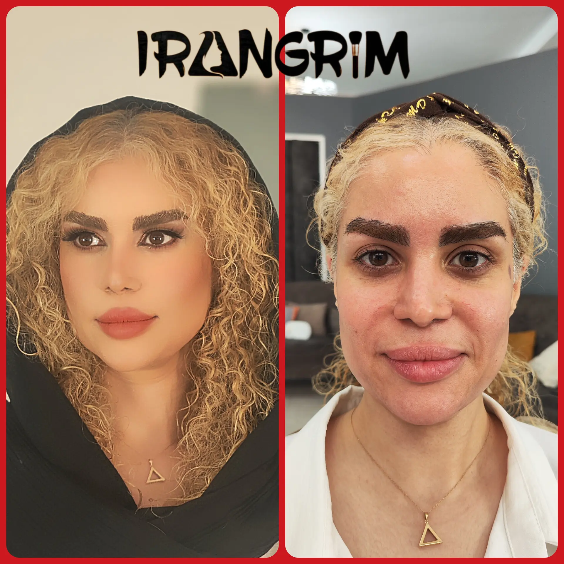 نمونه کار گریم عروس هنرجوی آموزشگاه میکاپ در تهران