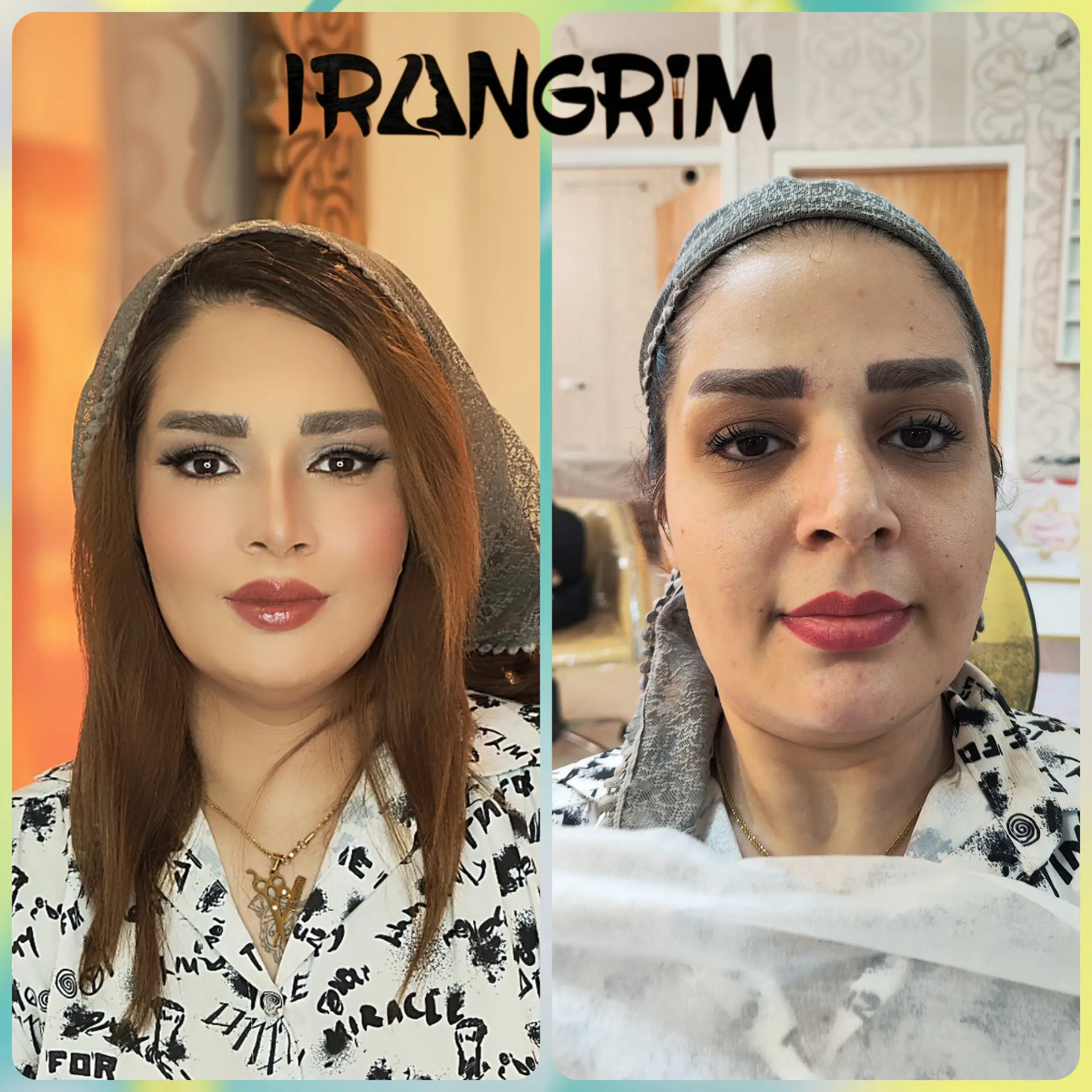 نمونه کار گریم کامل هنرجوی دوره میکاپ آرتیست