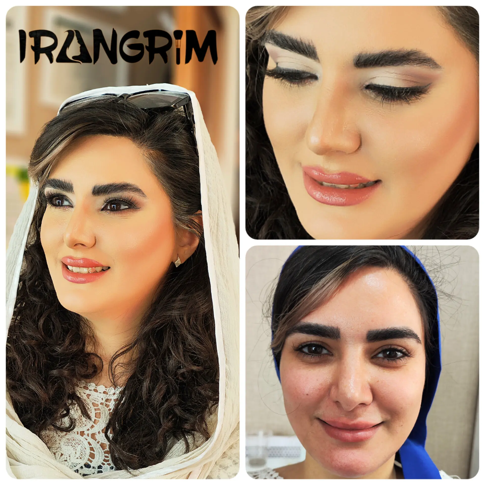جمع هنرجویان کلاس میکاپ ایران گریم در تهران